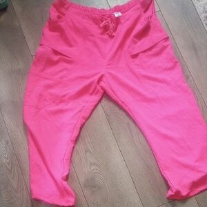 Femmes Pink Drawstring Bottoms